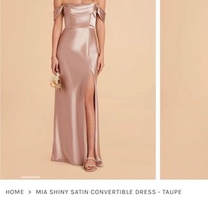 Birdy Gray Mia convertible dress in taupe